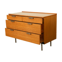 Mid Century Modern Birch Fineline Vanity Dresser Chest Set John Sylvia Reid 1961