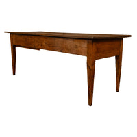 Antique Early 19th Century French Provincial Farmhouse Fruitwood Serving Kitchen Table 1820