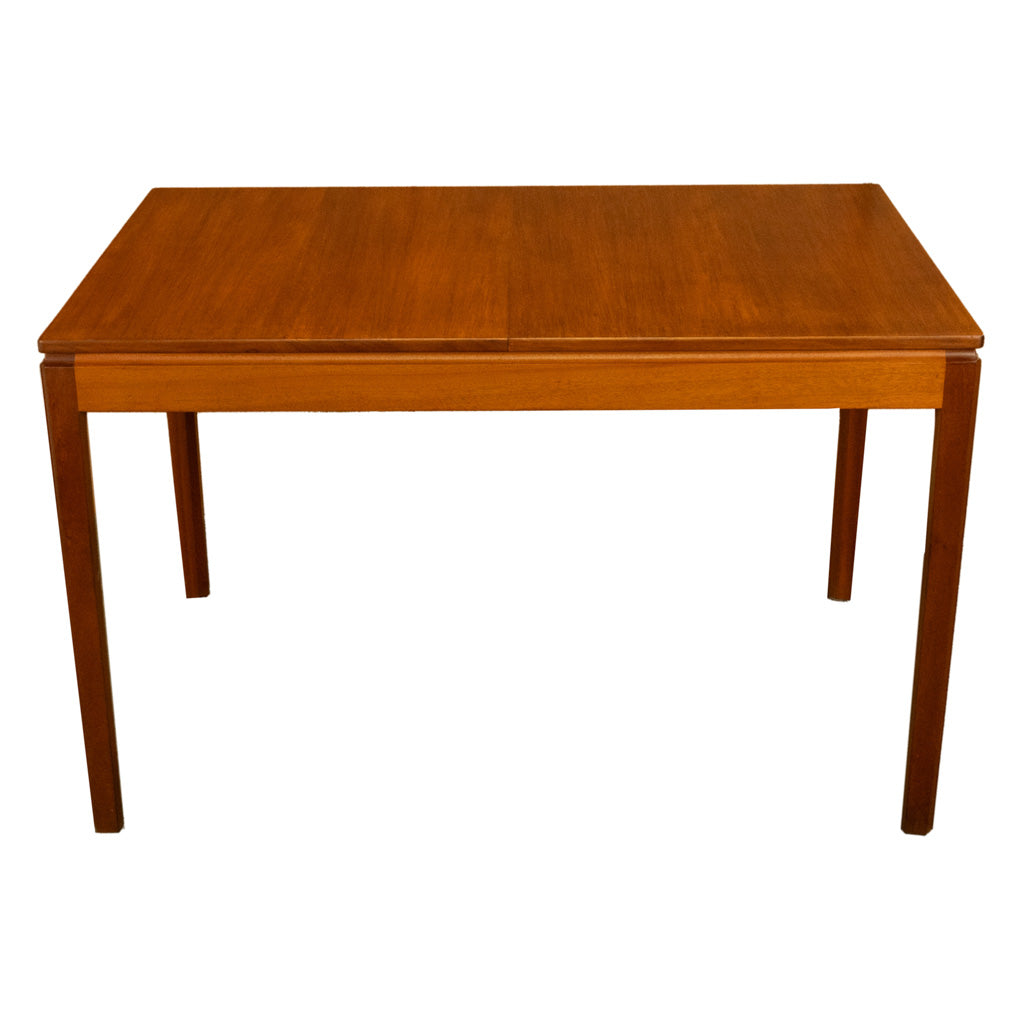 Mid Century Modern Danish Style Teak Extending Dining Table by MacIntosh 1965