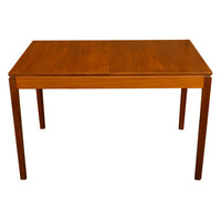 Mid Century Modern Danish Style Teak Extending Dining Table by MacIntosh 1965