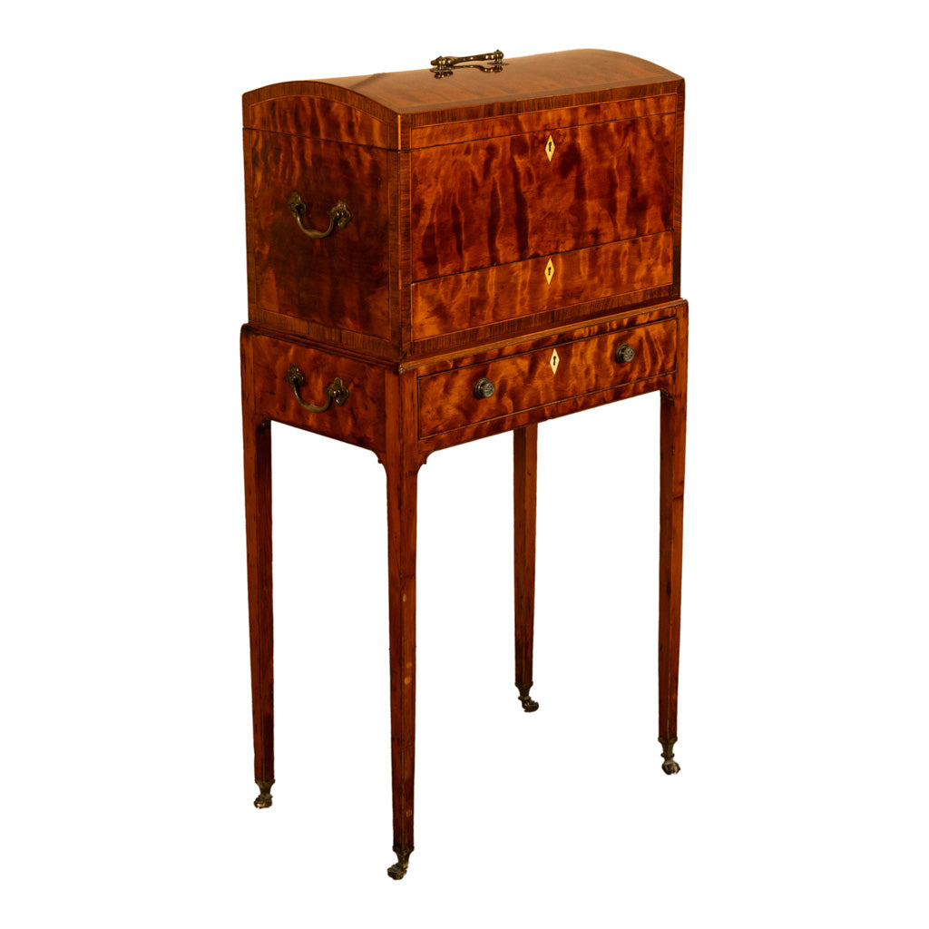 Antique George III Neoclassical Mahogany Chest Stand Cabinet Ince & Mayhew 1790