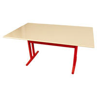 Mid Century Modern Danish Six Safari Chairs Dining Table Set by Erik Wørts 1960s