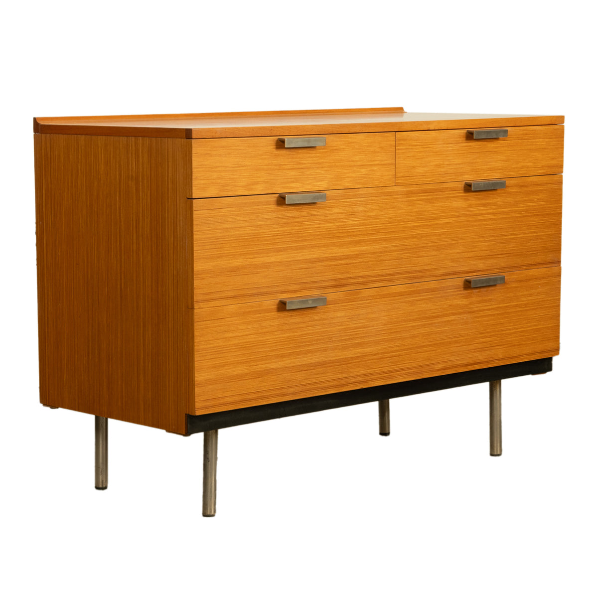 Mid Century Modern Birch Fineline Vanity Dresser Chest Set John Sylvia Reid 1961