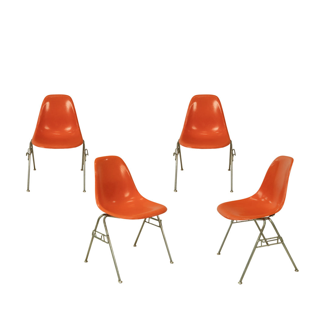 Mid Century Modern Original Eames for Herman Miller Fiberglass Shell Chairs 1959