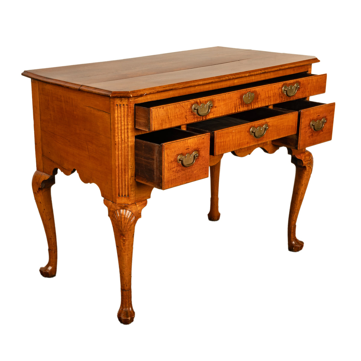 Antique Philadelphia Queen Anne Maple Dressing Table Garvan Collection Yale University 1760