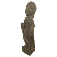 Ancient Indian Carved Stone Gandharan Shakyamuni Buddha Statue 2nd Century A.D.