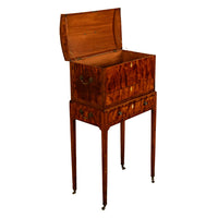 Antique George III Neoclassical Mahogany Chest Stand Cabinet Ince & Mayhew 1790