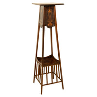 Antique Art Nouveau Inlaid Mahogany Leonard Wyburd Liberty & Co Plant Stand 1905