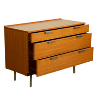 Mid Century Modern Birch Fineline Vanity Dresser Chest Set John Sylvia Reid 1961
