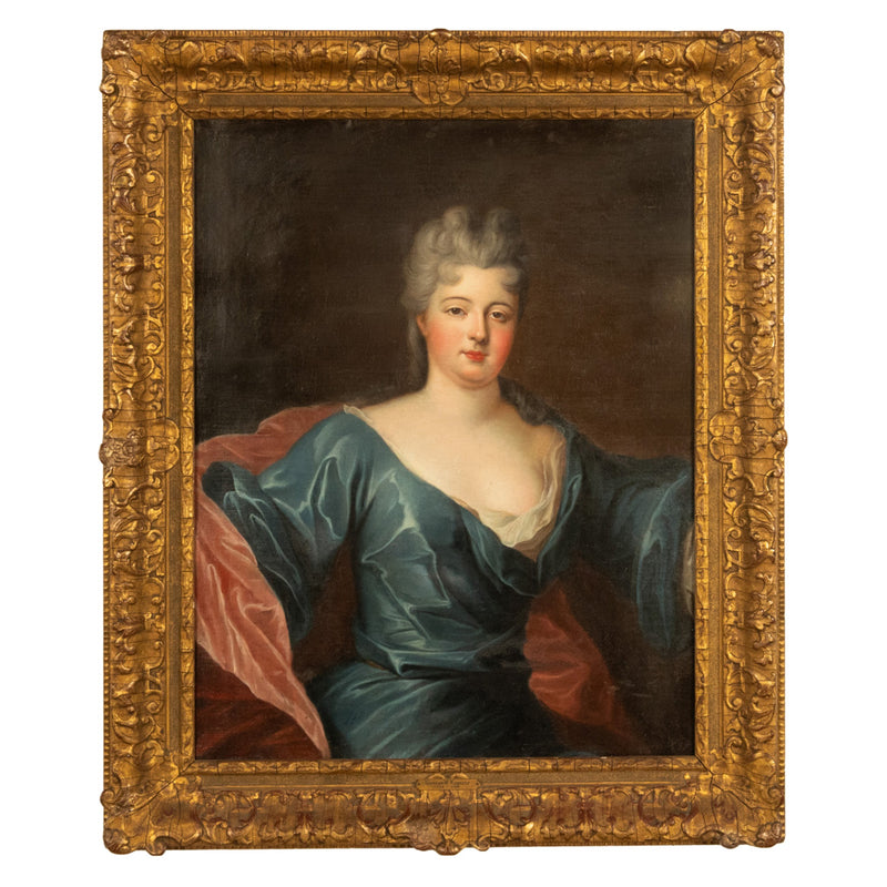 Antique 18thC Royal French Oil Painting Portrait Elizabeth Madame Palatine 1780 by Nicolas Bernard Lépicié, 1780