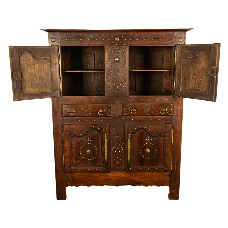 18th Century French Brittany Chestnut Cabinet, circa 1720