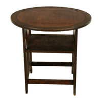 Antique Folk Art Poker Work Arts & Crafts Monks Bench Table Chair New York 1900