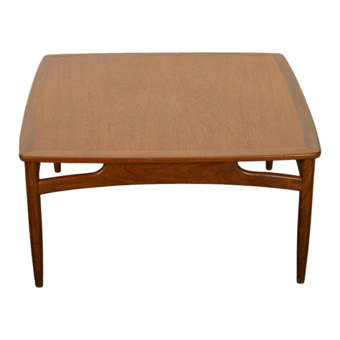 Mid Century Modern Danish Style Square Teak Coffee Table G Plan Kofod Larsen 1960