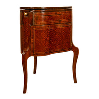 Antique French LouisXV Mechanical Tulipwood Dressing Table de Toilette Desk 1800