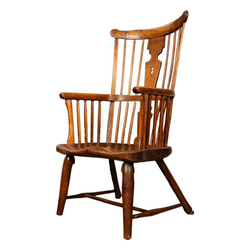 Important Antique Earliest Recorded English Windsor Chair by Kerry Evesham 1793