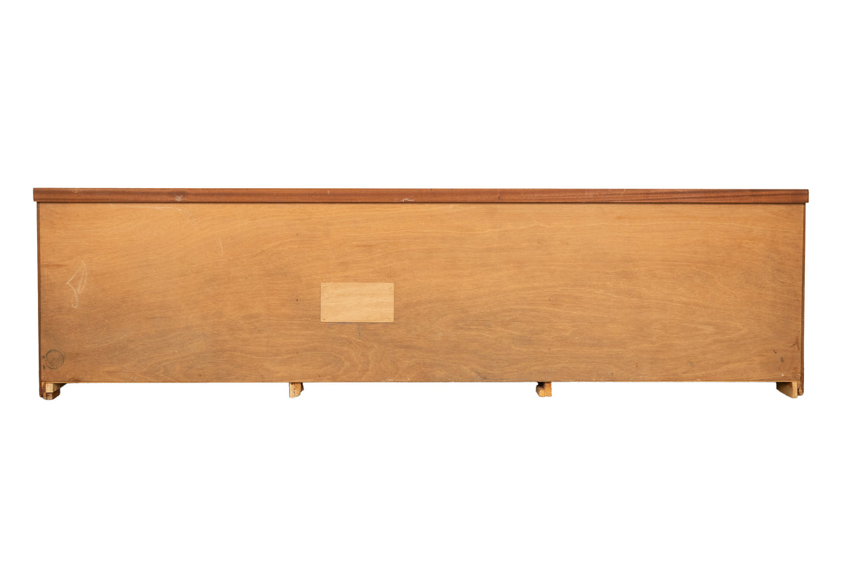 Vintage Mid Century Modern Danish Teak Credenza Sideboard Console Avalon 1960s