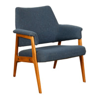 Pair Danish MId Century Modern Arm Chairs Karl-Erik Ekselius for JOC Möbler 1960