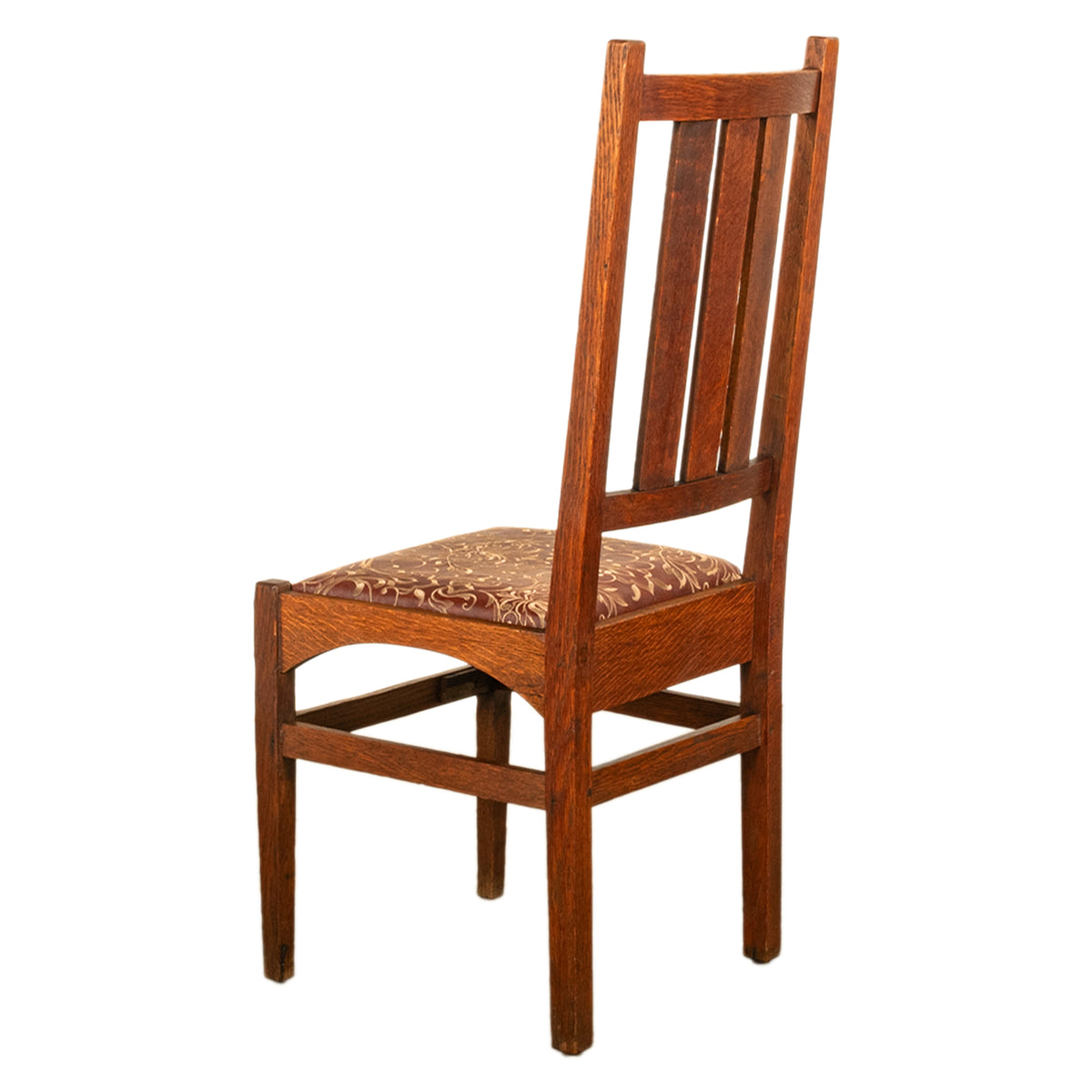 Antique Stickley Arts & Crafts Mission Side or Desk Chair circa 1905