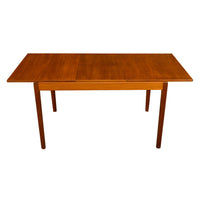 Mid Century Modern Danish Style Teak Extending Dining Table by MacIntosh 1965