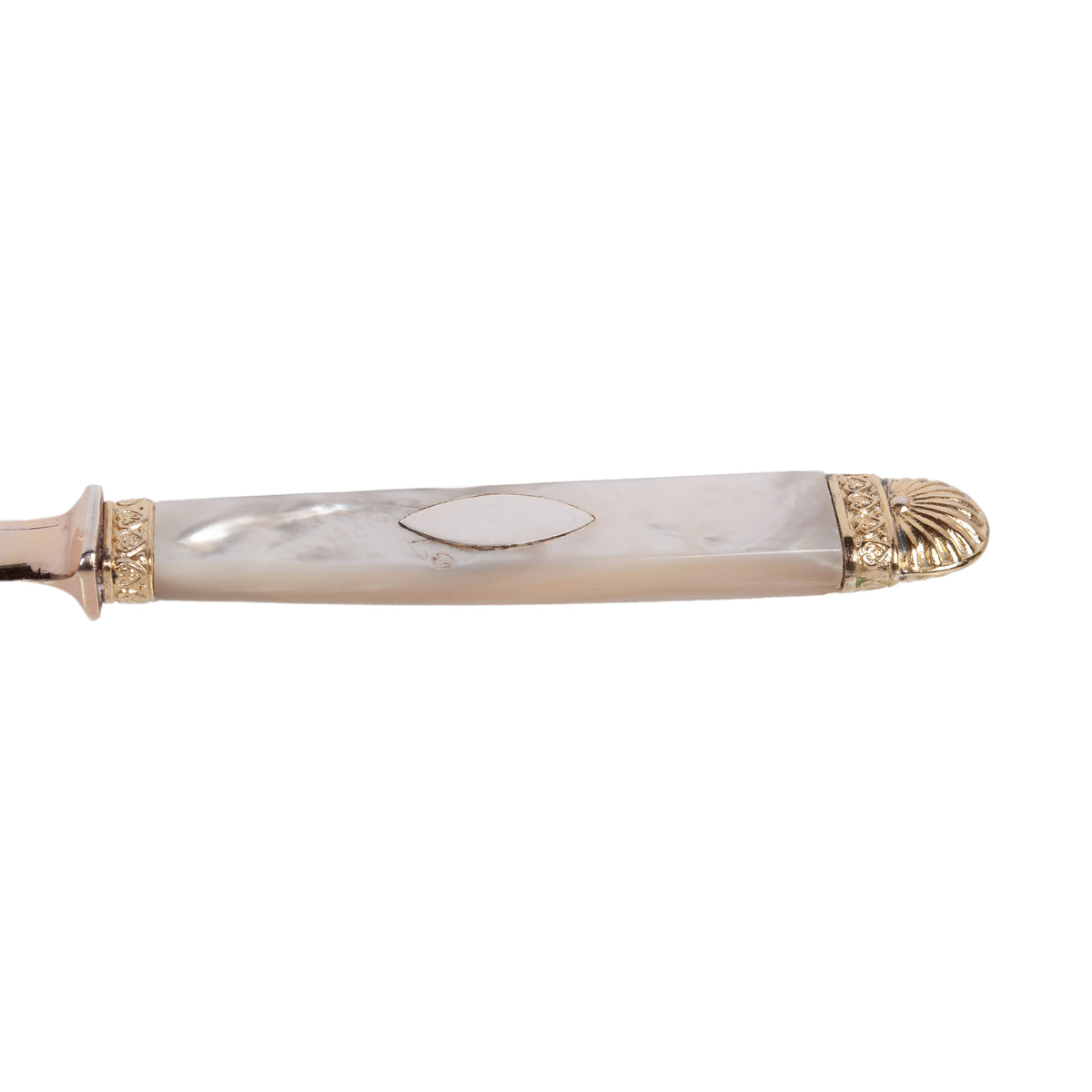 Antique Russian Imperial Romanov Silver Gilt Letter Opener Czar Nicholas II 1870