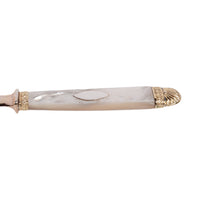 Antique Russian Imperial Romanov Silver Gilt Letter Opener Czar Nicholas II 1870