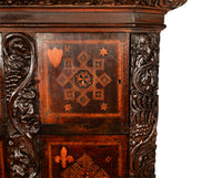 Antique Flemish / Dutch Walnut Marquetry Royal Manuscript Cabinet, circa 1680