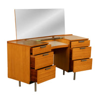 Mid Century Modern Birch Fineline Vanity Dresser Chest Set John Sylvia Reid 1961