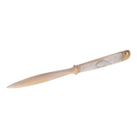 Antique Russian Imperial Romanov Silver Gilt Letter Opener Czar Nicholas II 1870