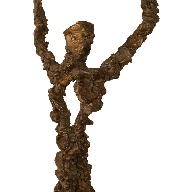 Portland Oregon Northwest Artist Large Abstract Figurative Bronze Sculpture by Frederic F. Littman, 1960