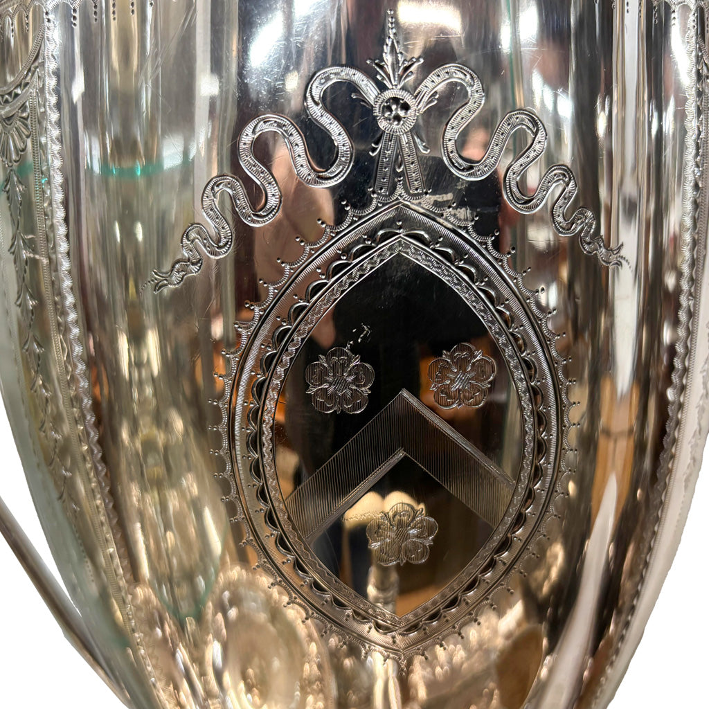 Antique Monumental Georgian Sterling Silver Samuel Godbehere & Edward Wigan Tea Urn London 1789