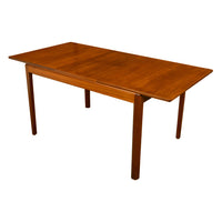 Mid Century Modern Danish Style Teak Extending Dining Table by MacIntosh 1965
