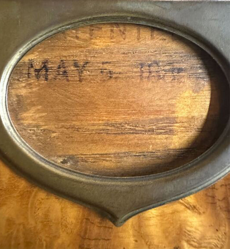 Antique American Carved Oak Victorian Roll Top Letter File Cabinet Amberg Co, 1883