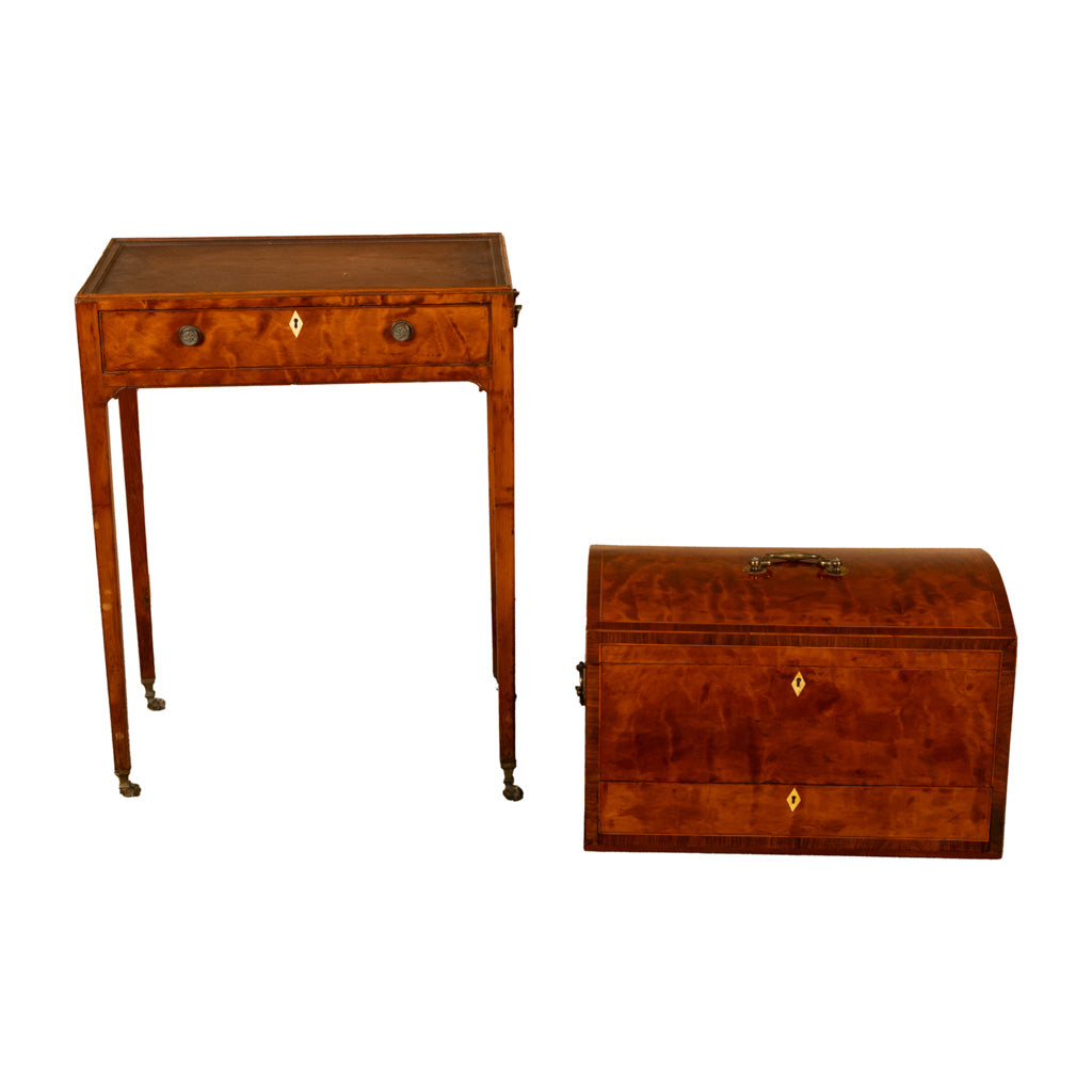 Antique George III Neoclassical Mahogany Chest Stand Cabinet Ince & Mayhew 1790