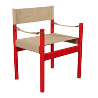 Mid Century Modern Danish Six Safari Chairs Dining Table Set by Erik Wørts 1960s