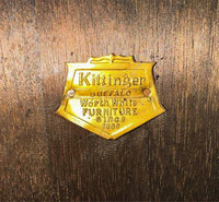 Large Antique Renaissance Carved Walnut Refectory Dining Table by Kittinger 1915