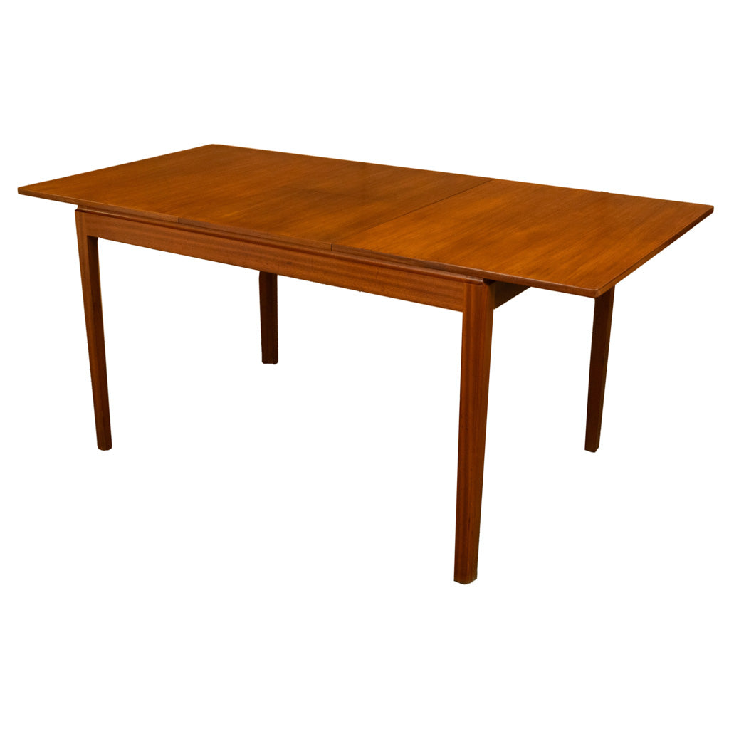 Mid Century Modern Danish Style Teak Extending Dining Table by MacIntosh 1965