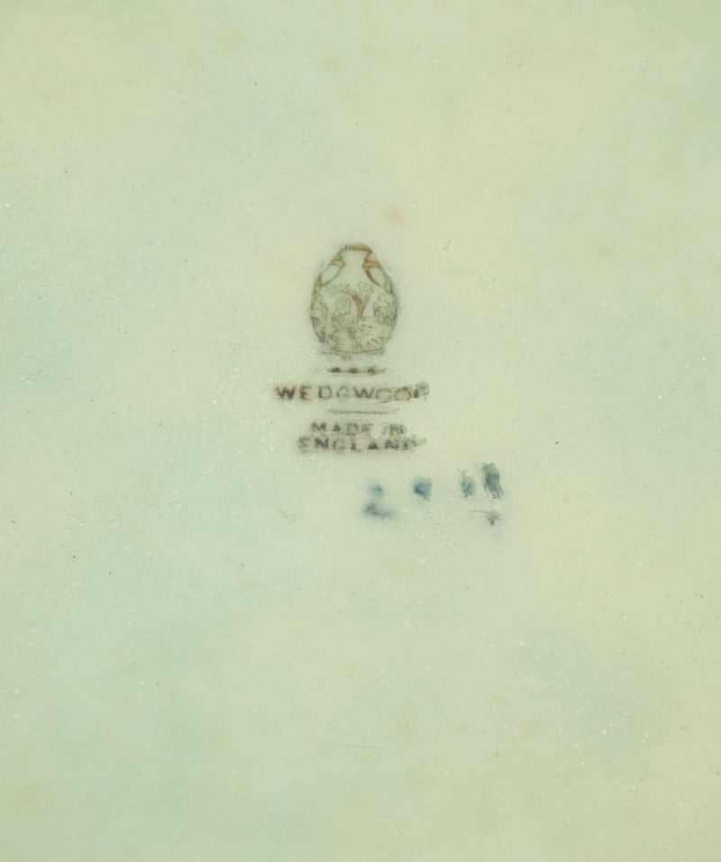 Large Wedgwood Fairyland Lustre Potrcelain Bowl Elves Boxing Match & Castle on a Road 1920