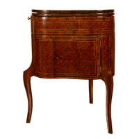 Antique French LouisXV Mechanical Tulipwood Dressing Table de Toilette Desk 1800