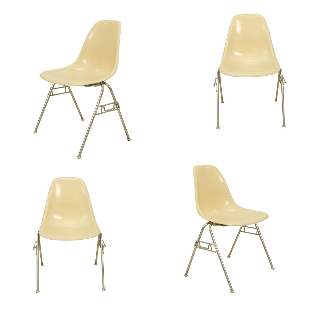 Mid Century Modern Original Eames for Herman Miller Fiberglass Shell Chairs 1959