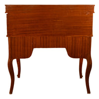 Antique French Louis XV Cylinder Marquetry & Ormolu Bureau Writing Desk 1880