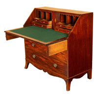 Fine Antique Georgian Mahogany Sheraton Inlaid Secretary Desk Bureau Chest 1780