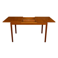 Mid Century Modern Danish Style Teak Extending Dining Table by MacIntosh 1965
