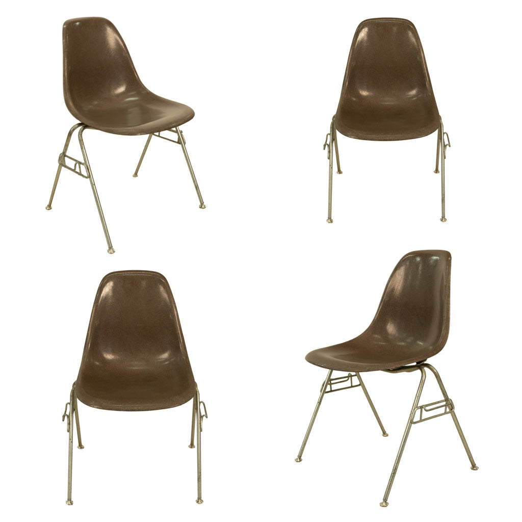 Mid Century Modern Original Eames for Herman Miller Fiberglass Shell Chairs 1959