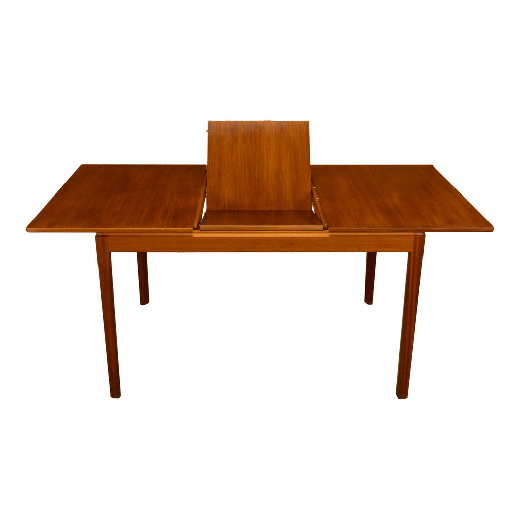 Mid Century Modern Danish Style Teak Extending Dining Table by MacIntosh 1965