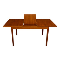 Mid Century Modern Danish Style Teak Extending Dining Table by MacIntosh 1965