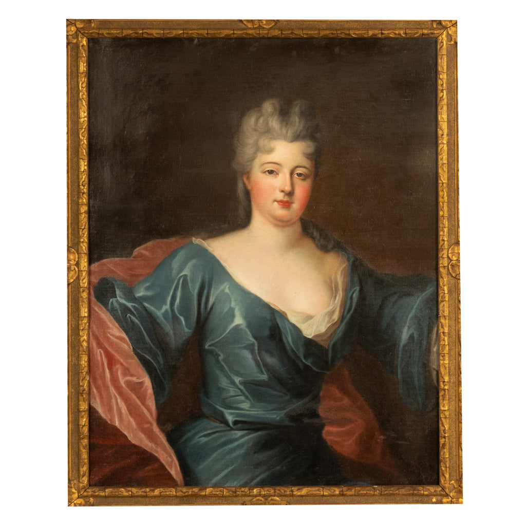 Antique 18thC Royal French Oil Painting Portrait Elizabeth Madame Palatine 1780 by Nicolas Bernard Lépicié, 1780