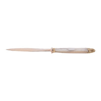 Antique Russian Imperial Romanov Silver Gilt Letter Opener Czar Nicholas II 1870