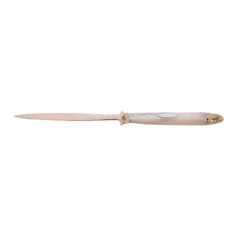 Antique Russian Imperial Romanov Silver Gilt Letter Opener Czar Nicholas II 1870