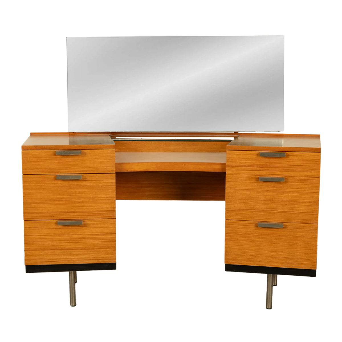 Mid Century Modern Birch Fineline Vanity Dresser Chest Set John Sylvia Reid 1961