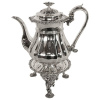Antique Georgian Sterling Silver Coffee Pot Stand Joseph Angell Eley London 1824